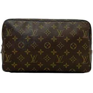 Louis Vuitton Pouch True Toilet 28 Brown Monogram Canvas, M47522  - Authentic